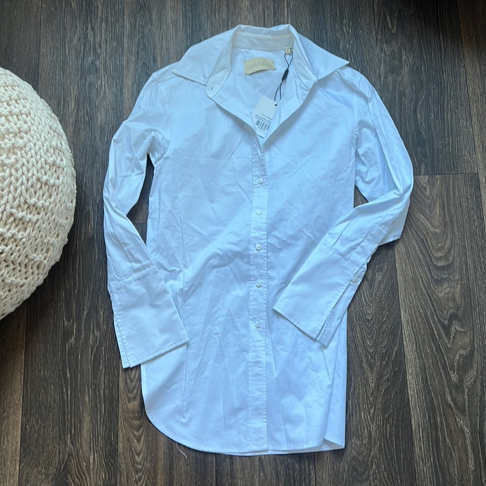 Classic White Button-Down Shirt - Women's